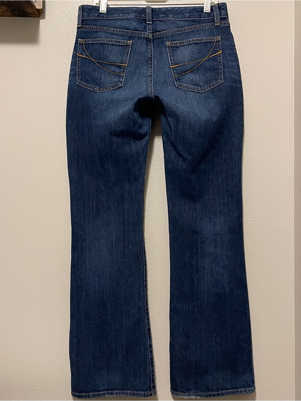 Y2K Gap Curvy Flare Jeans - Dark Wash Stretch Lightweight - 10 Regular